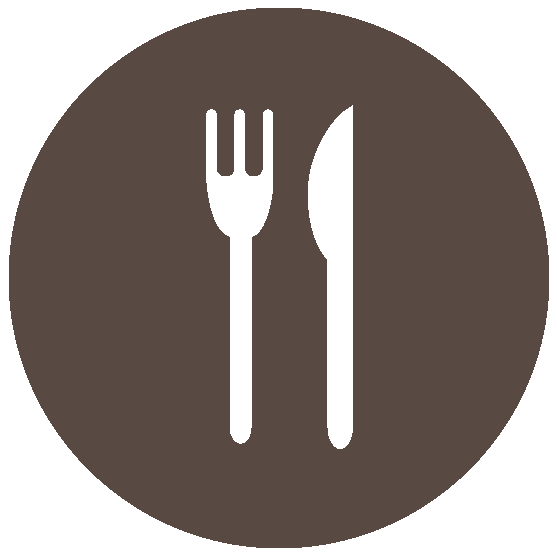 icona forchetta per la nostra cucina dell'agriturismo sicher